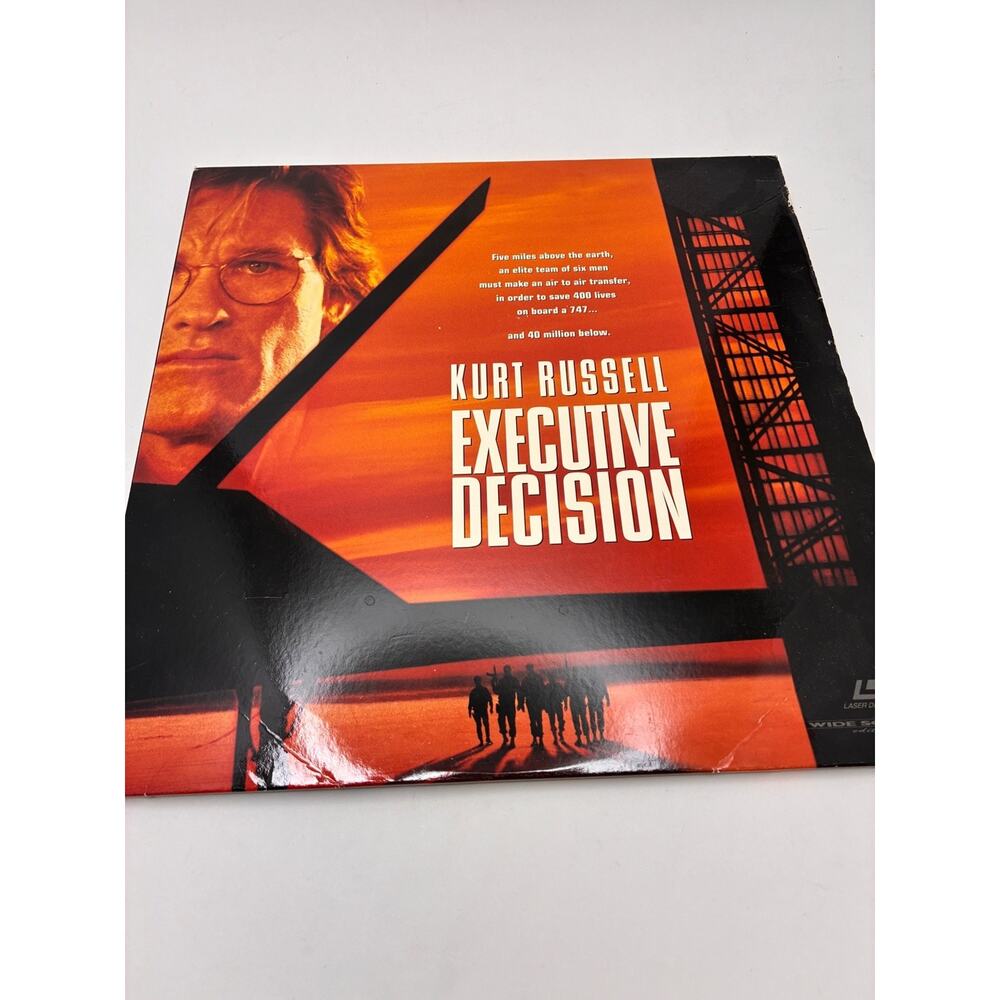 Executive Decision LaserDisc 1996 Action Thriller Widescreen Warner Bros